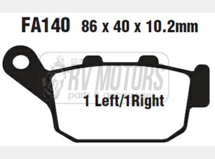 Тормозные колодки EBC FA140