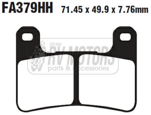 Гальмівні колодки EBC FA379HH