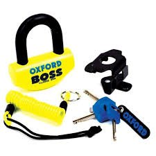 Замок на гальмівний диск OXFORD OF39 14mm жовтий