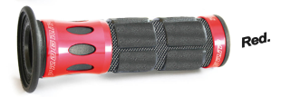 Ручки руля PROGRIP (22+25MM 115MM) красный PG744RD