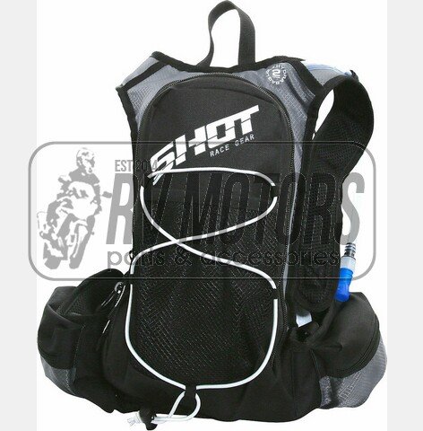 Рюкзак с гидропакетом на 2л Shot Racing Черный/Серый A0J-41C1-A01