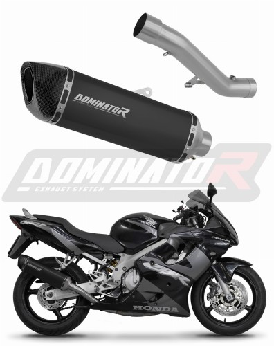 Прямоток Honda CBR 600 F4i 2001 - 2006 DOMINATOR HP6 черный