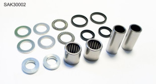 Комплект подшипников оси маятника BEARING WORX SAK30002 HONDA CR 250 02-07, CRF 450 02-04 (28-1037)