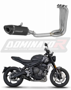 Полная система выхлопа Triumph Trident 660 2021 - 2024 DOMINATOR HP8 черный