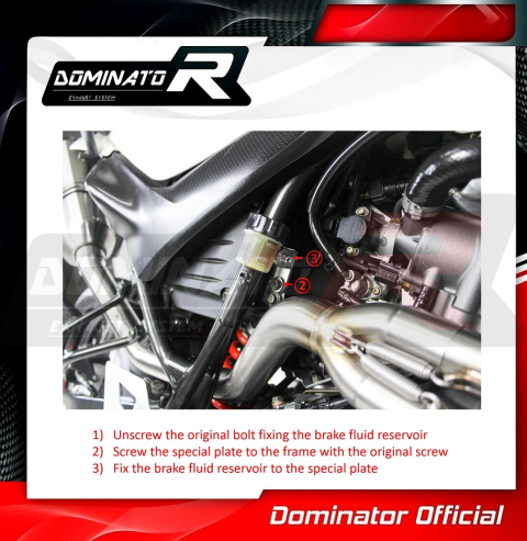 Прямоток DOMINATOR YAMAHA XT 660 R 2004 - 2014 круглый