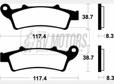 Тормозные колодки SBS 159MS