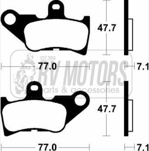 Тормозные колодки SBS 165HF