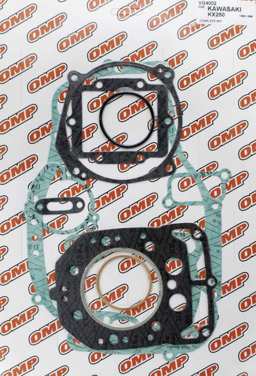 Повний комплект прокладок KAWASAKI KX250 &#39;85-&#39;86 OMP VG4002