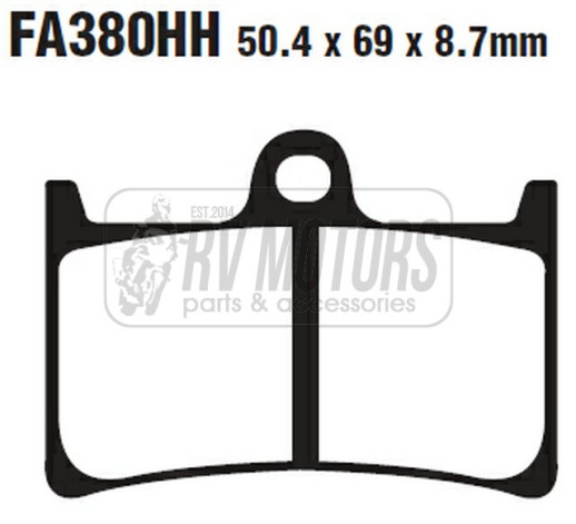 Гальмівні колодки EBC FA380HH