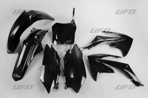 Комплект пластика UFO HONDA CRF 450 R '09-'10, CRF 250 '10 (чёрный) (HO113E001) HOKIT113001