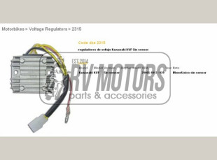 Регулятор напряжения KAWASAKI KVF (21066-1013/029) DZE ELEKTRYKA 2315-01