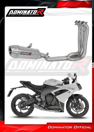 Полная система выхлопа Triumph Daytona 660 2024 - 2026 DOMINATOR S3