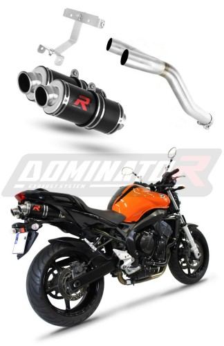 Прямоток Yamaha FZ6 FAZER 600 S1 2004 - 2010 DOMINATOR круглый черный