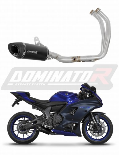 Полная система выхлопа Yamaha YZF R7 2021 - 2024 DOMINATORHP8 черный