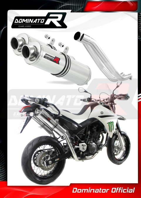 Прямоток DOMINATOR YAMAHA XT 660 R 2004 - 2014 круглый