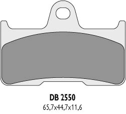 Колодки гальмові DELTA BRAKING DB2550QD-D (FA344)