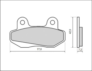Тормозные колодки BRENTA FT 3069 (FA86)