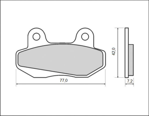 Тормозные колодки BRENTA FT 3069 (FA86)
