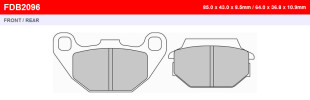 Тормозные колодки FERODO FDB2096EF