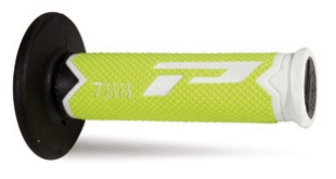 Ручки руля PROGRIP PG788 (22+25MM 115MM) белый/чёрный/жёлтый PA078800WGFN