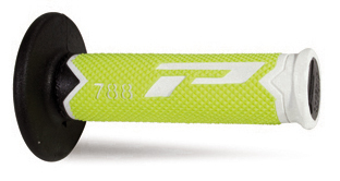Ручки руля PROGRIP PG788 (22+25MM 115MM) белый/чёрный/жёлтый PA078800WGFN