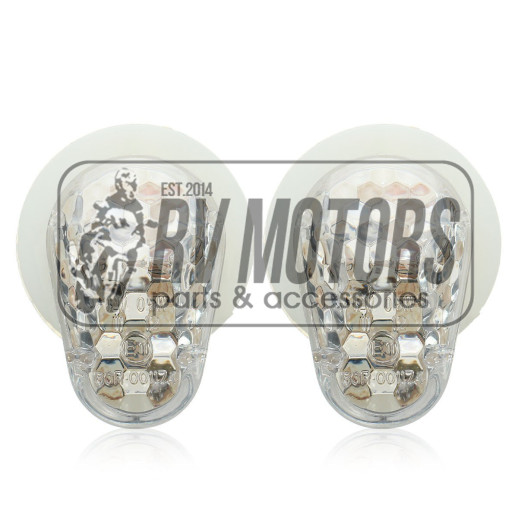 Світлодіодні повороти Flush mount 12 діодів прозорі