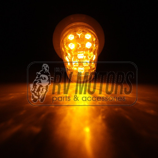 Світлодіодні повороти Flush mount 12 діодів прозорі