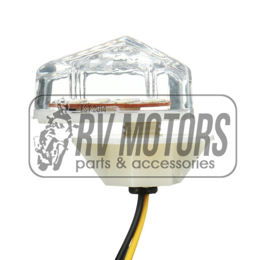 Світлодіодні повороти Flush mount 12 діодів прозорі