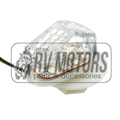 Светодиодные повороты Flush mount 12 диодов прозрачные