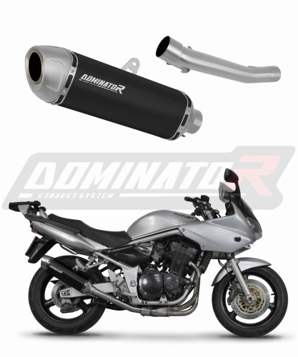 Прямоток Suzuki GSF BANDIT 600 2000 - 2004 DOMINATOR S6 черный