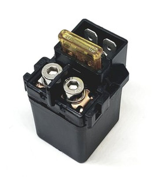 Реле стартера HONDA CB 250 NIGHTHAWK '91-08, CMX 250 '96-16, CRF '04-17, KAWASAKI KLR 650 '08-18, KLX 250 '06-20 (OEM 35850-KR3-871;27010-0774) DZE 10435-01