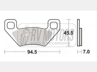 Тормозные колодки SBS 822ATS