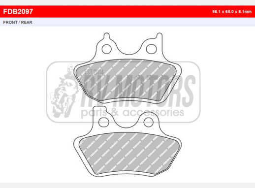 Гальмівні колодки FERODO FDB2097P