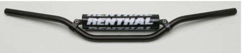 Алюминиевый руль RENTHAL 22 mm MX Handlebar Черный 722-01-BK-01-185