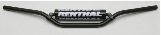 Алюмінієве кермо RENTHAL 22 mm MX Handlebar Чорний 722-01-BK-01-185