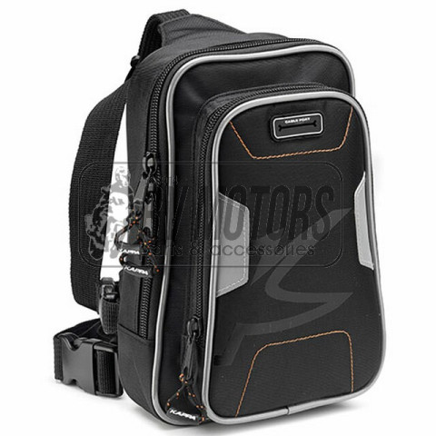 Набедренная сумка Kappa Черный 21x14x8 LH209