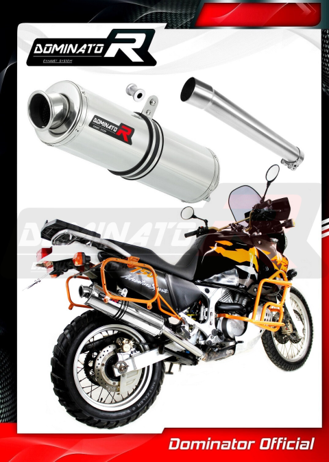 Прямоток DOMINATOR HONDA XRV 750 AFRICA TWIN RD07A 1996 - 2003 круглый