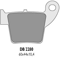 Колодки гальмівні DELTA BRAKING DB2280OR-D (FA346)