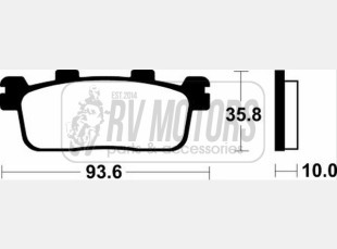 Тормозные колодки SBS 195MS