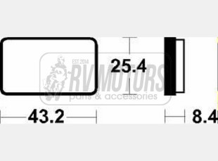 Тормозные колодки SBS 827ATS