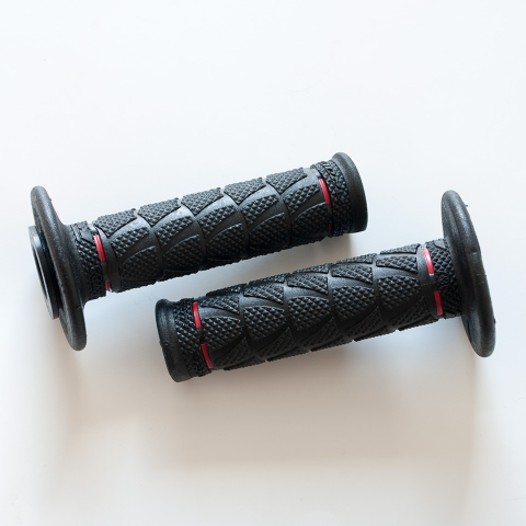 Ручки руля PROGRIP PG783 (22+25MM 115MM) красный/чёрный PG783RD/BK