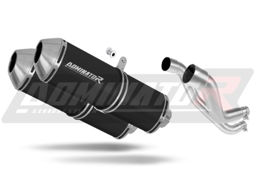 Прямоток Aprilia Pegaso 650 Trail 2006 - 2010 DOMINATOR OVR черный