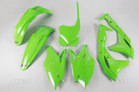 Комплект пластика UFO KAWASAKI KXF 250 '17 (зелёный) (KA224E026) KAKIT224026