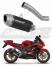 Прямоток Honda CBR 600 F4i Sport 2001 - 2006 DOMINATOR GP S6 черный