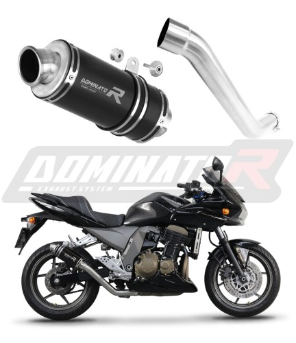 Прямоток Kawasaki Z750 2004 - 2006 DOMINATOR GP1 черный
