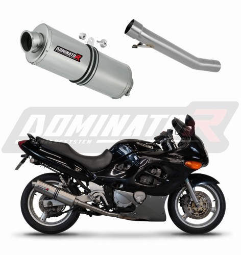 Прямоток Suzuki GSXF 600 1998 - 2006 DOMINATOR овальный