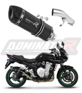 Прямоток Suzuki GSF 650 BANDIT N / S 2007 - 2016 DOMINATOR HP1 черный