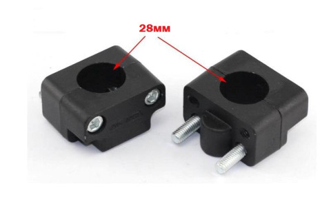 Проставки руля 28mm чёрный Protaper