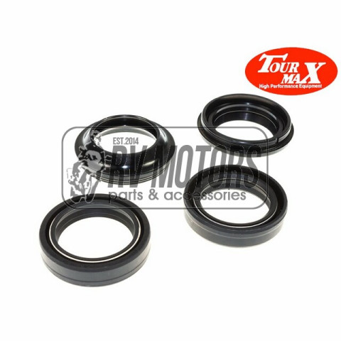  Комплект сальников и пыльников вилки TOURMAX FSD-002