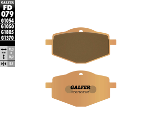 Тормозные колодки GALFER FD079G1370 (FA101)